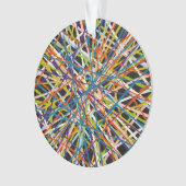 Haystack in Schwarz-Acryl-Ornament Ornament (Vorderseite)