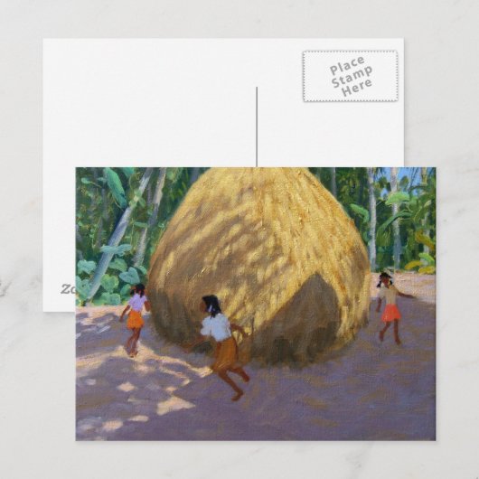 Haystack Kerala Postkarte (Vorne/Hinten)