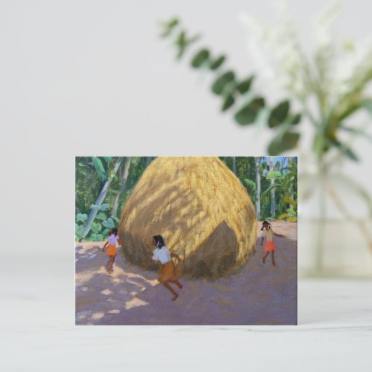 Haystack Kerala Postkarte (Stehend Vorderseite)