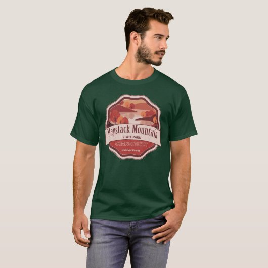 Haystack Mountain State Park Litchfield County Con T-Shirt (Vorne ganz)