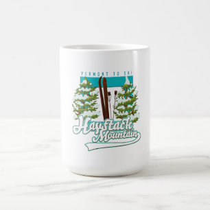 Haystack Mountain Vermont USA Ski Logo Kaffeetasse