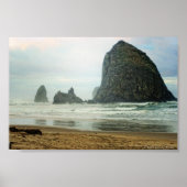 Haystack Rock bei Cannon Beach Poster (Vorne)