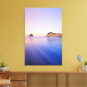 Haystack Rock bei Morgendämmerung verschwommene Li Leinwanddruck (Insitu (Wohnzimmer))