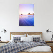 Haystack Rock bei Morgendämmerung verschwommene Li Leinwanddruck (Insitu (Schlafzimmer))