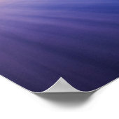 Haystack Rock bei Morgendämmerung verschwommene Li Poster (Ecke)