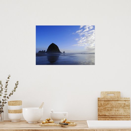 Haystack Rock Blues Poster (Küche)