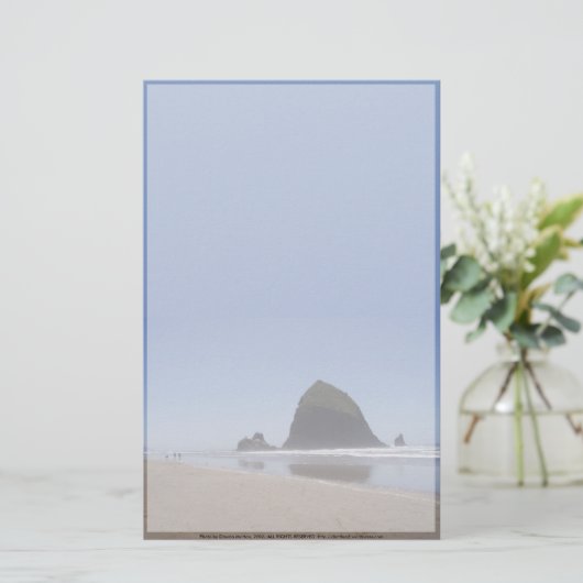Haystack Rock Briefpapier (Stehend Vorderseite)