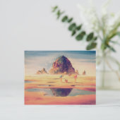 HAYSTACK ROCK by SHARON SHARPE Postkarte (Stehend Vorderseite)