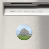 Haystack Rock, Cannon Beach Magnet (In Situ (Geschirrspüler))