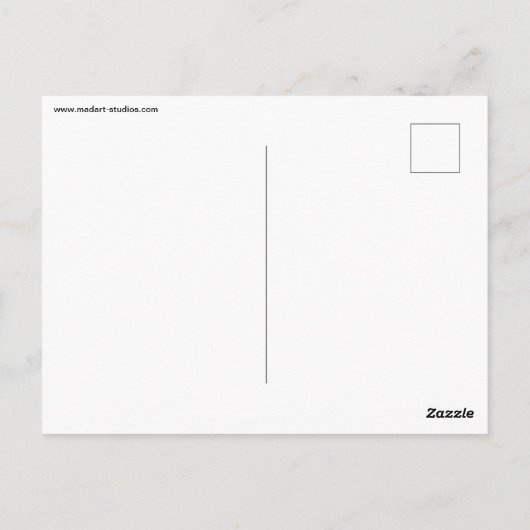 Haystack Rock Cannon Beach ODER Reise Kunst, Dicht Postkarte (Rückseite)