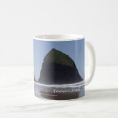 Haystack Rock cannon beach Oregon Kaffeetasse (VorderseiteRechts)