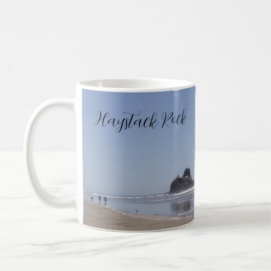 Haystack Rock cannon beach Oregon Kaffeetasse (Links)