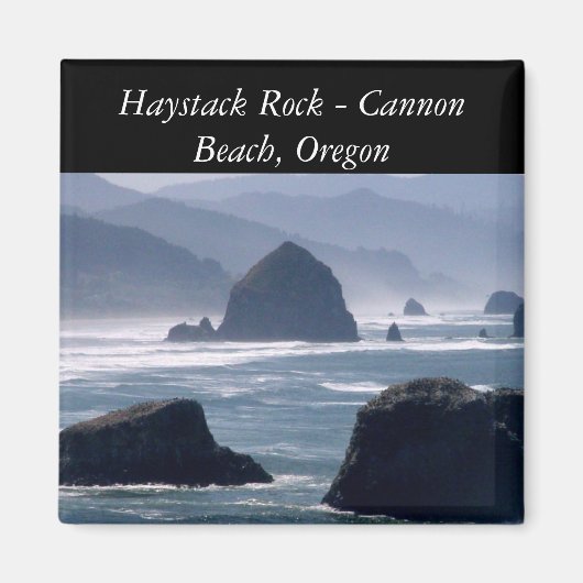 Haystack Rock - Cannon Beach Oregon Magnet (Vorne)