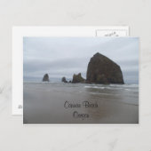 Haystack Rock Cannon Beach Oregon Postcard Postkarte (Vorne/Hinten)
