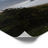 "Haystack Rock from Ecola Staat Park, Oregon #1" Poster (Ecke)