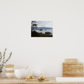 "Haystack Rock from Ecola Staat Park, Oregon #1" Poster (Küche)