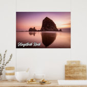 Haystack Rock, Küste von Oregon, USA Poster (Küche)