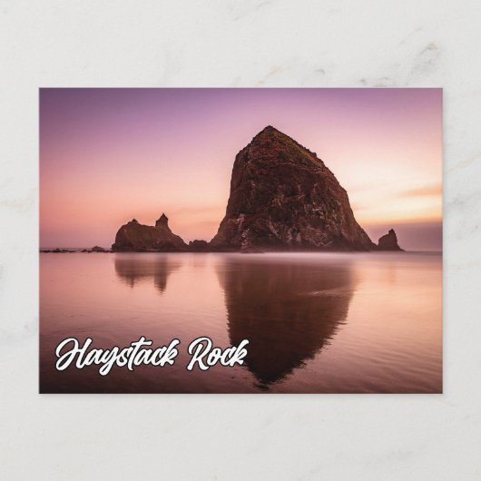 Haystack Rock, Küste von Oregon, USA Postkarte (Vorderseite)
