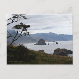 Haystack Rock, Oregon Ankündigungspostkarte