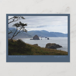 Haystack Rock, Oregon Ankündigungspostkarte