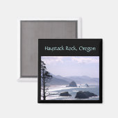 Haystack Rock Oregon Coast Magnet (Vorderseite/Rückseite)