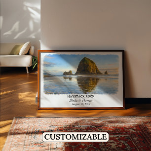 Haystack Rock Oregon Poster, Cannon Beach Benutzer Poster