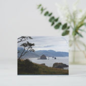 Haystack Rock, Oregon Postkarte (Stehend Vorderseite)