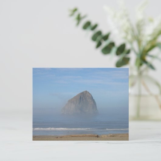 Haystack Rock, Oregon Postkarte (Stehend Vorderseite)