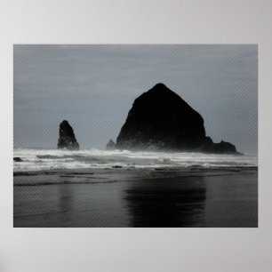 Haystack Rock Poster