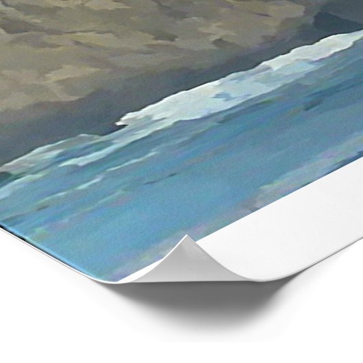 Haystack Rock Poster (Ecke)