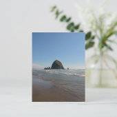 Haystack Rock Postkarte (Stehend Vorderseite)