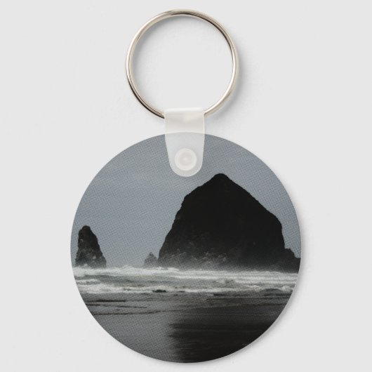 Haystack Rock Schlüsselanhänger (Vorderseite)
