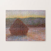 Haystack Thaw Sunset Monte Brè Puzzle (Horizontal)
