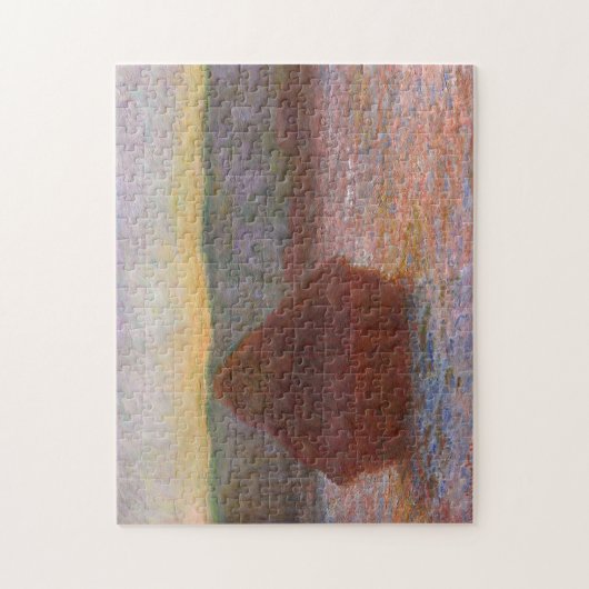 Haystack Thaw Sunset Monte Brè Puzzle (Vertikal)