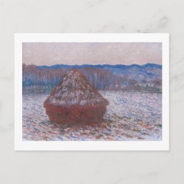 "HAYSTACKS" 1890-1891 CLAUDE MONET POSTKARTE