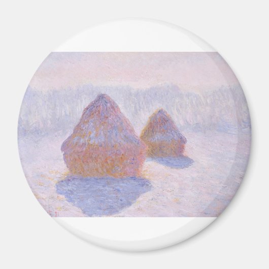 Haystacks by Claude Monet Magnet (Vorne)