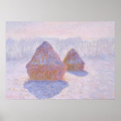 Haystacks by Claude Monet Poster (Vorne)