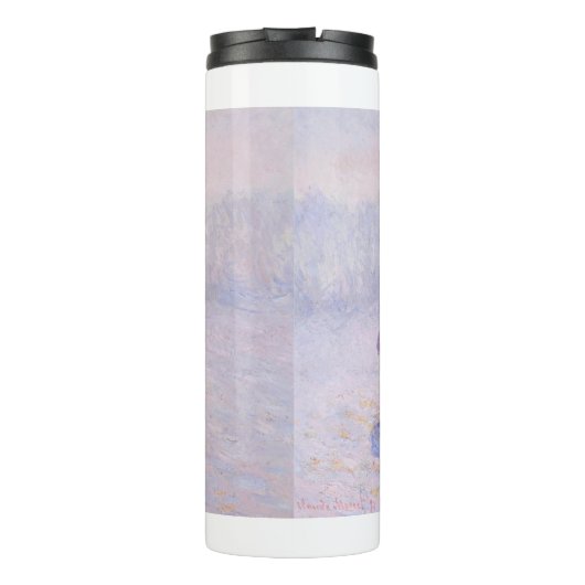 Haystacks by Claude Monet Thermosbecher (Rückseite)