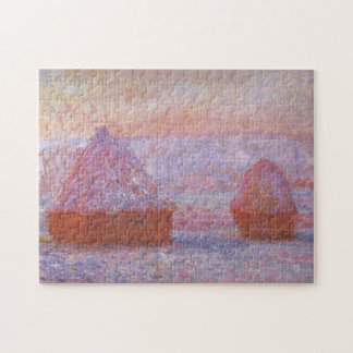 Haystacks Giverny Morning Effect Puzzle