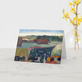 Haystacks in der Bretagne | Paul Gauguin Karte (Gelbe Blume)