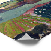 Haystacks in der Bretagne | Paul Gauguin Poster (Ecke)