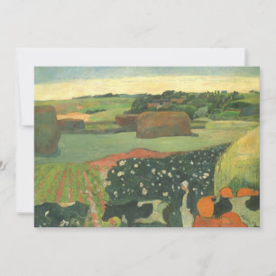 Haystacks in der Bretagne von Paul Gauguin, Vintag
