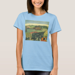 Haystacks in der Bretagne von Paul Gauguin, Vintag T-Shirt