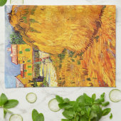 Haystacks in der Provence von Vincent van Gogh Geschirrtuch (Gefaltet)