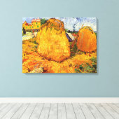 Haystacks in der Provence von Vincent van Gogh Leinwanddruck (Insitu (Holzboden))