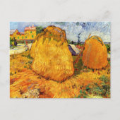 Haystacks in der Provence von Vincent van Gogh Postkarte (Vorderseite)