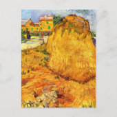 Haystacks in der Provence von Vincent van Gogh Postkarte (Vorderseite)