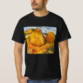 Haystacks in der Provence von Vincent van Gogh T-Shirt (Vorderseite)