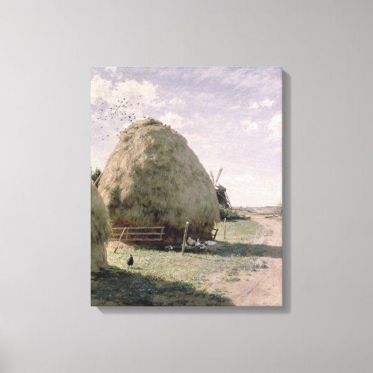 Haystacks Leinwanddruck (Vorderseite)