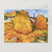 Haystacks Provence Vincent van Gogh Postkarte (Vorderseite)